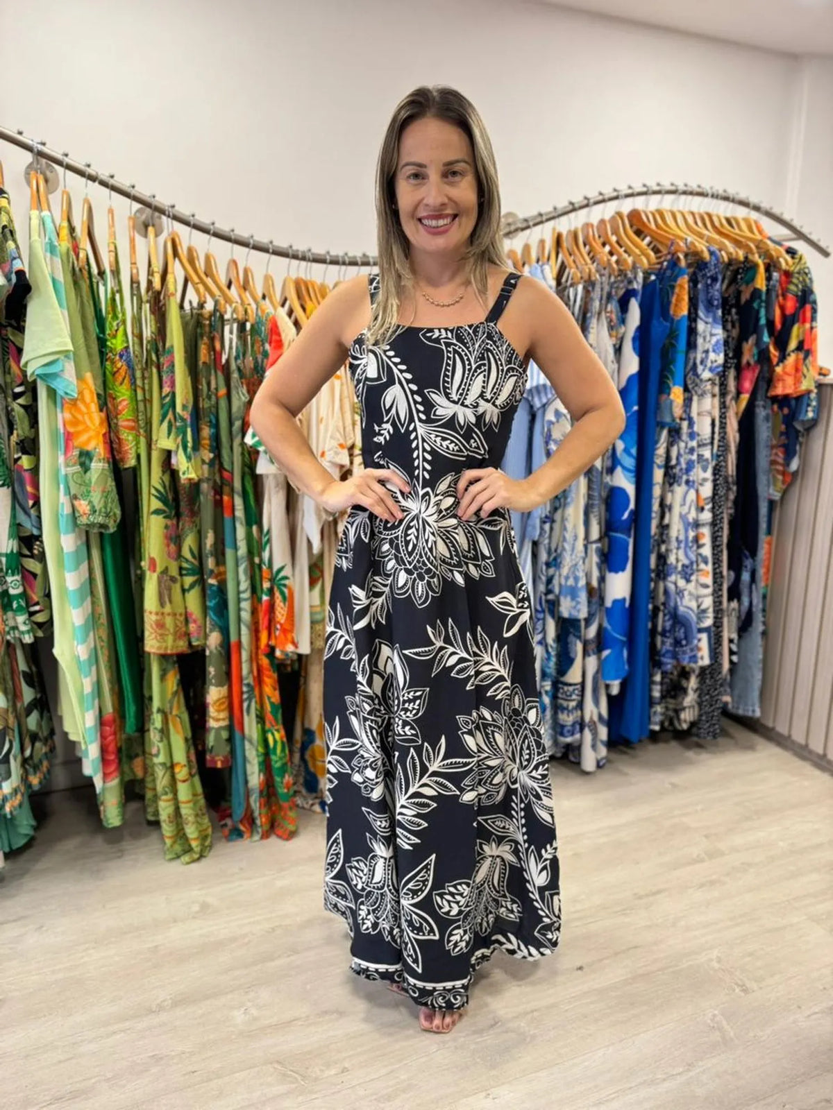 Vestido Longo Nina Est. Zaya