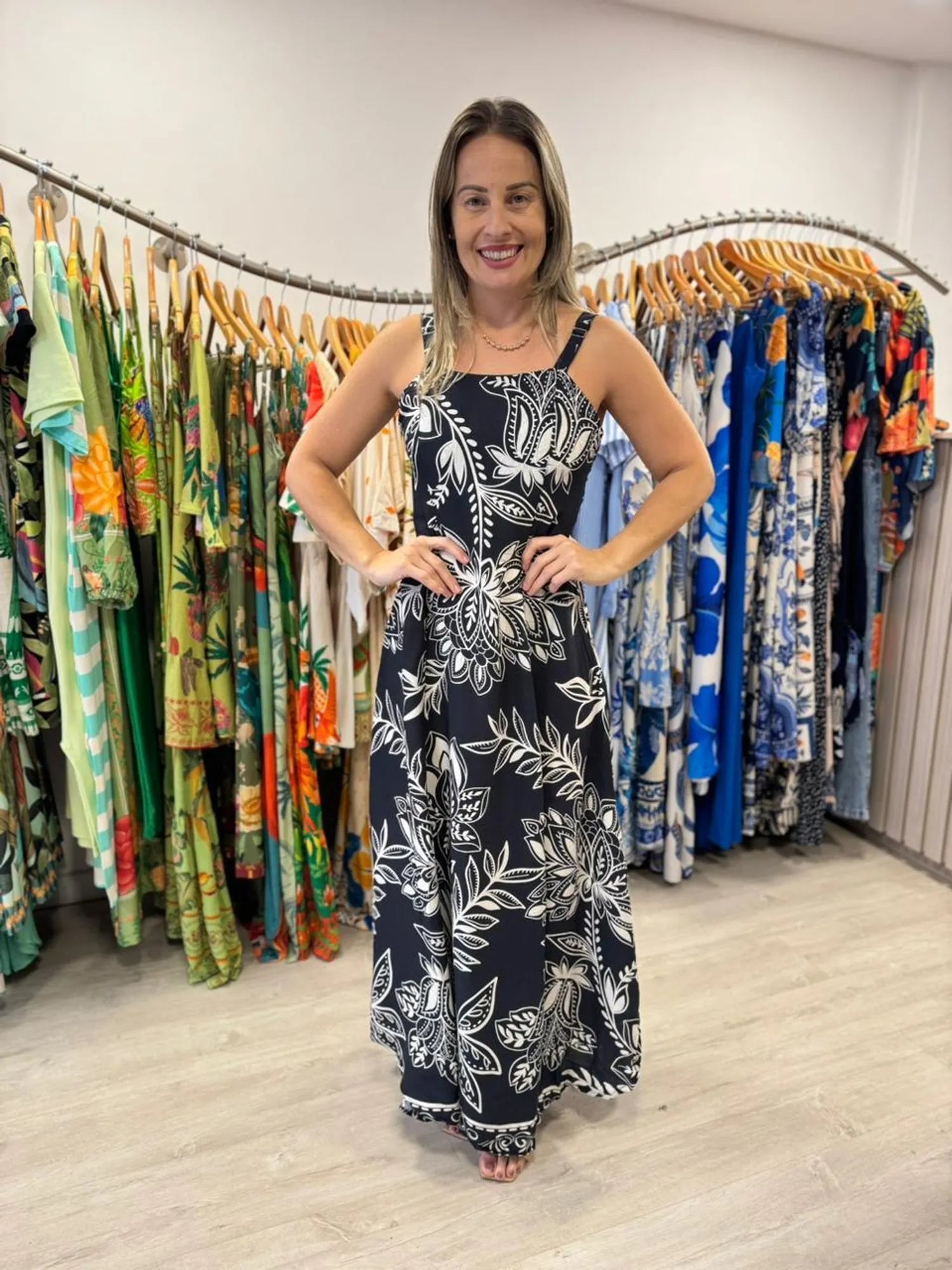 Vestido Longo Nina Est. Zaya