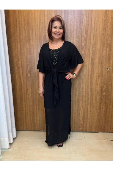 VESTIDO COM PAETE