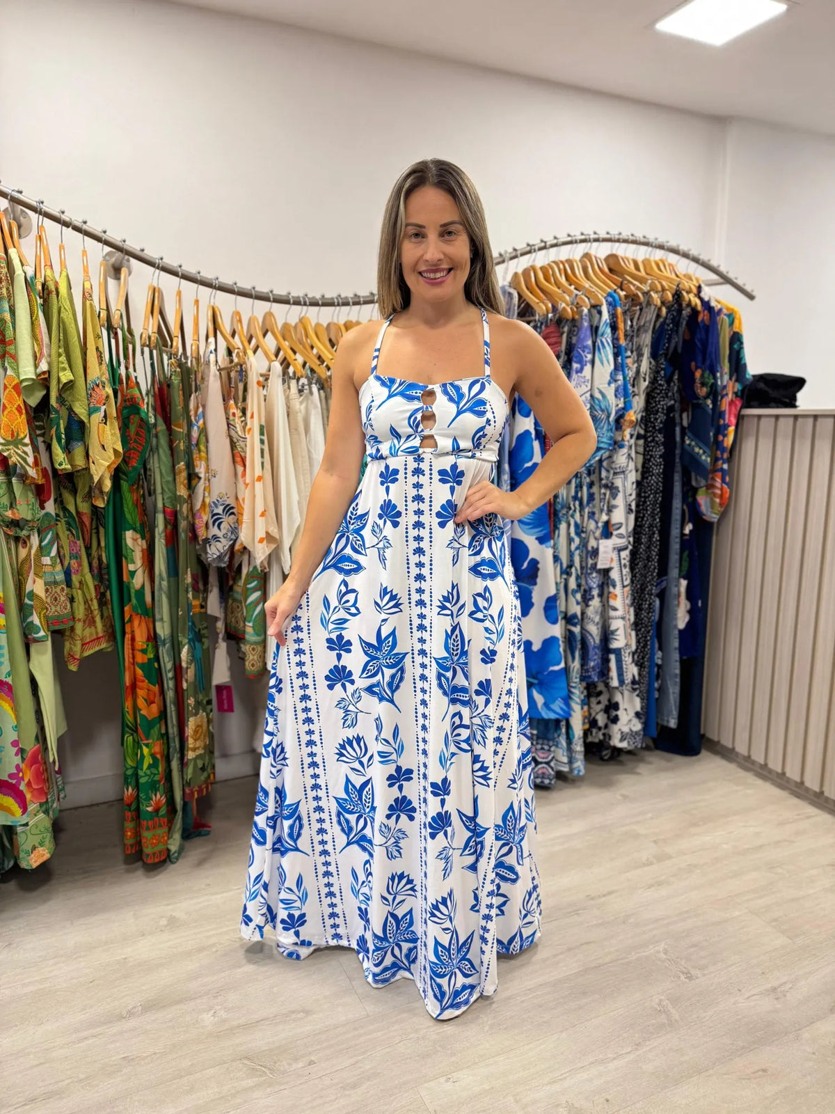 Vestido Longo Cintia Est. Lisboa